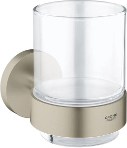 Стакан для зубной щетки Grohe Essentials 40447EN1, матовый никель