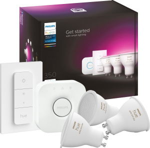 Комплект умных ламп Philips Hue White and Color Ambiance GU10 Starter Kit BT 929001953113