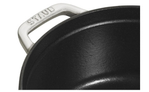 Чугунная кастрюля Staub La Cocotte 6,7 л, белая трюфель 405014140