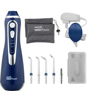 Беспроводной ирригатор Waterpik WP-583 Cordless Advanced 2.0 синий