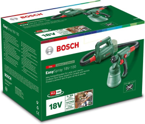 Аккумуляторный краскопульт Bosch EasySpray 18V-100 (0603208000), без АКБ и ЗУ
