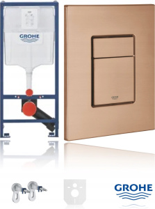 Кнопка смыва Grohe Skate Cosmopolitan 38732DL0, матовое розовое золото