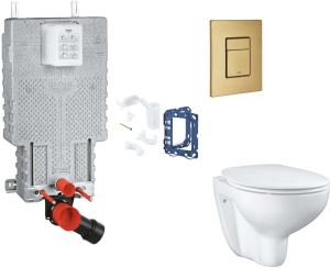 Комплект инсталляции Grohe Uniset Softclose Skate Cosmopolitan