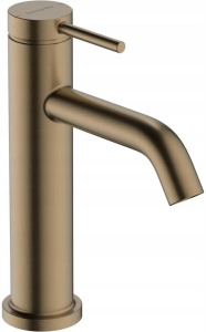 Смеситель для раковины однорычажный Hansgrohe Tecturis S 110 73311140 Матовая бронза