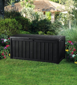 Садовый ящик Keter Glenwood 390L, 128 x 65 x 61 см, графит