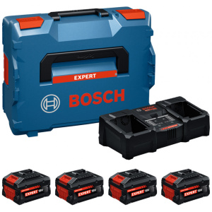 Стартовый комплект Bosch EXPERT 2×EXBA18V-80 + EXAL18V2-320 1600A0373X в кейсе