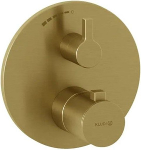 Смеситель для душа Kludi Nova Fonte Puristic 20885N015, матовое золото