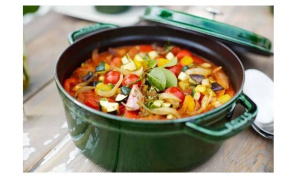 Чугунная жаровня Staub 22 см, зелёная (405093540)