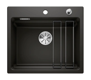 Кухонная мойка Blanco Etagon 6 Ceramic PuraPlus 525162, матовый черный