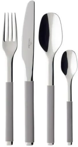 Набор столовых приборов Villeroy & Boch S+ Taupe 24 предмета 12-6425-9033