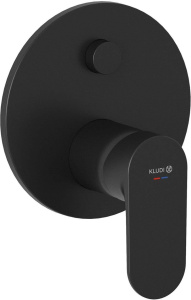 Смеситель для ванны и душа Kludi X1 327593975, матовый черный