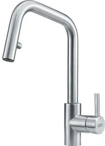 Кухонный кран Franke Eos Neo U pull-out spray 115.0529.207, нержавеющая сталь