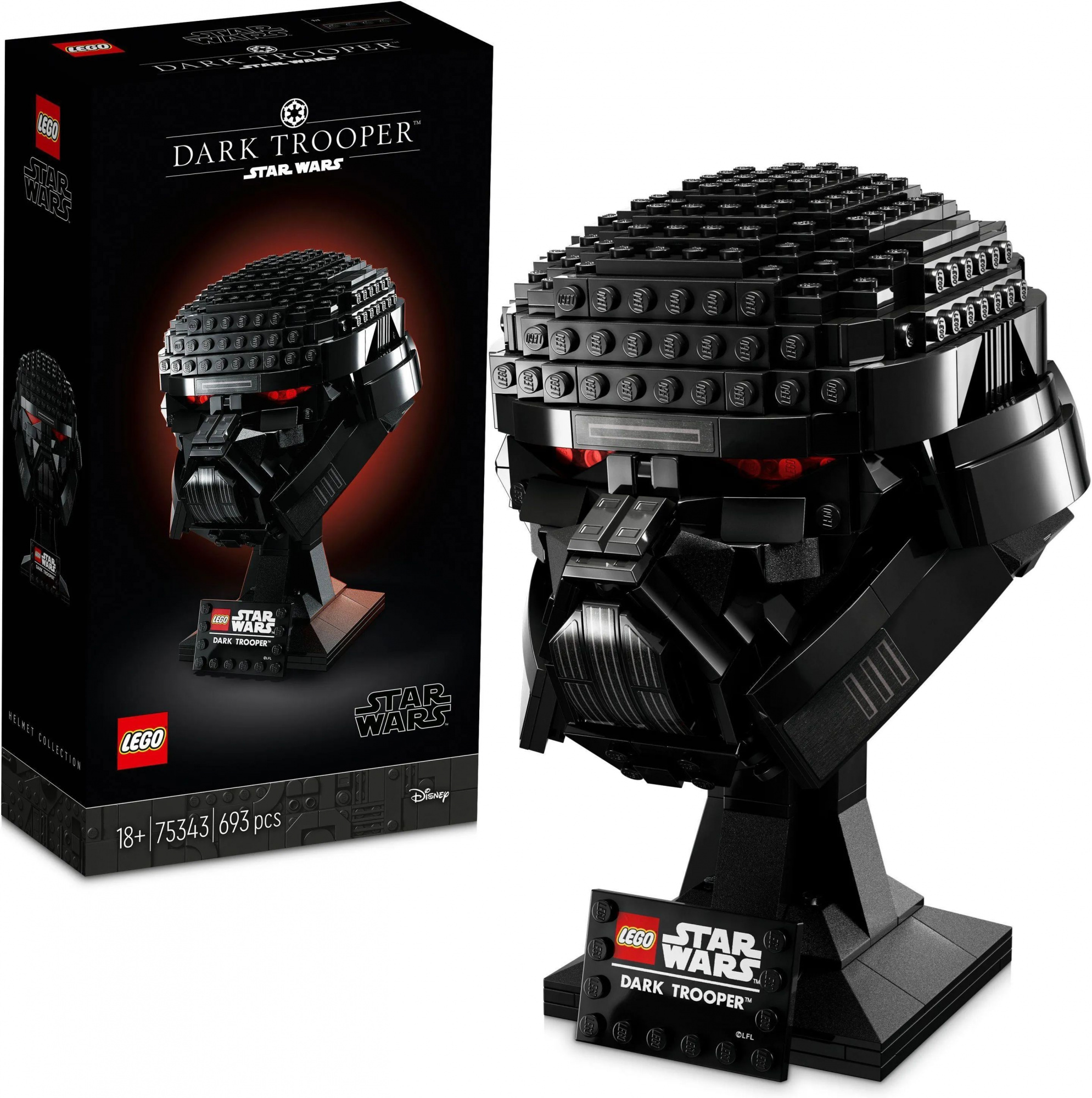 Набор Лего Конструктор 75343 LEGO Star Wars Шлем темного штурмовика