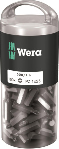 Набор бит Wera 851/1 PZ DIY 05072443001, PZ1, 100 шт.