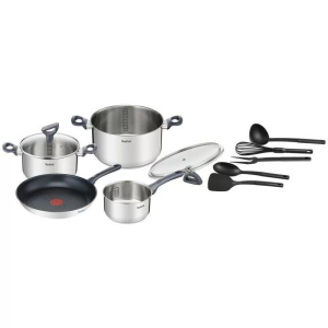 Набор посуды Tefal Daily Cook G713SB74 11 предметов серебристый