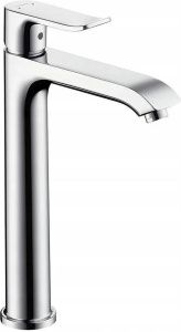 Однорычажный смеситель для раковины без сливного комплекта Hansgrohe Metris 200 31185000, хром