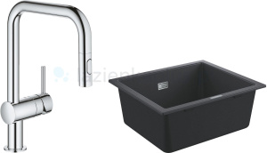 Кухонная мойка сосмесителем Grohe K700 + 2088