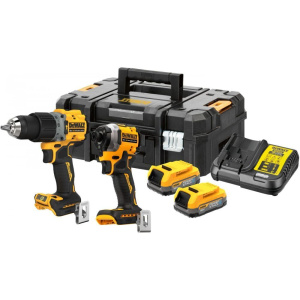 Набор аккумуляторных инструментов DeWALT DCK2050E2T, с АКБ и ЗУ