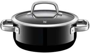 Кастрюля WMF Fusiontec Mineral 20см 2,4л, черная