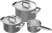 Набор кастрюль (3 предмета + 2 крышки) ZWILLING Pure Gray 1028809