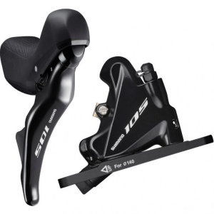 Левый рычаг переключения передач/тормоза Shimano, 2 скорости