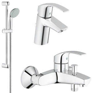 Комплект смесителей Grohe Eurosmart New (33265002, 33300002), хром