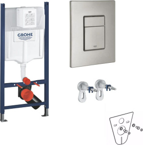 Инсталляция для унитаза Grohe Rapid SL Project 38840000+3855800M+38732DC0