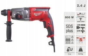 Перфоратор проводной Milwaukee PH26T SDS-Plus 26 мм 4933464580