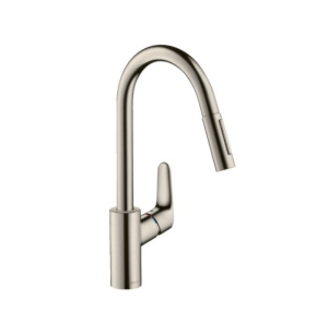 Кухонный смеситель Hansgrohe Focus 240 73880800, нержавеющая сталь