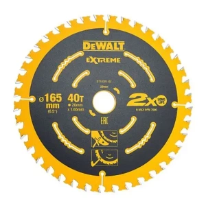 Пильный диск по дереву DeWALT DT10301-QZ 165×20 мм, 40 зубьев