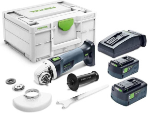 Шлифмашина угловая аккумуляторная Festool AGC 18-125 5,2 EBI-Plus 577241