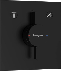 Смеситель для душа Hansgrohe Duoturn E 75417670, матовый черный