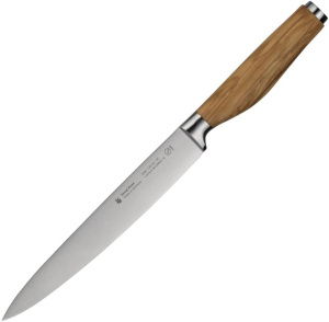 Нож для мяса WMF Grand Wood 20см, коричневый