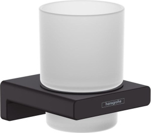 Стакан для зубных щеток Hansgrohe AddStoris 41749670, матовый черный