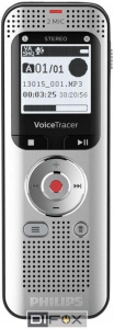 Диктофон Philips DVT2050, серебристый