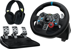 Комплект игровой руль Logitech G29 и гарнитура G435