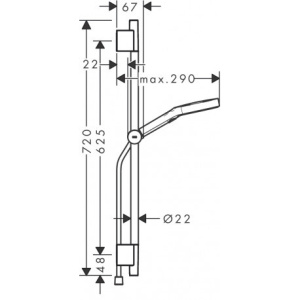 Душевой набор Hansgrohe 130 3Jet 28745700 белый