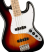 Гитара басовая Fender Affinity Jazz Bass MF 3-Tone Sunburst