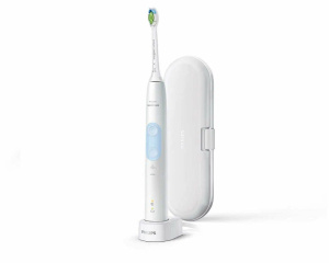 Зубная щетка Philips Sonicare ProtectiveClean Series 4500 HX6839/28, белый/голубой