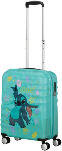 Детский чемодан American Tourister Wavebreaker Disney Stitch Flower 55см