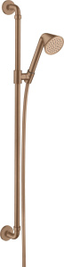 Душевой комплект Axor Showers Front Shower Set 0.90m с ручным душем 85 1Jet Ecosmart Red Gold Brushed 26023310