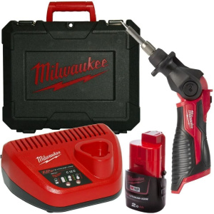 Паяльник аккумуляторный Milwaukee M12 SI-201C 12,0 Ah + ЗУ + кейс 4933459761