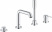 Смеситель для ванны Grohe Essence 19578001, хром
