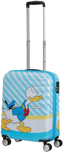 Чемодан American Tourister Wavebreaker Disney Donald Blue Kiss, малый