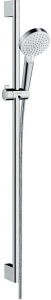 Душевой комплект Hansgrohe Tica 26669400, белый и хром