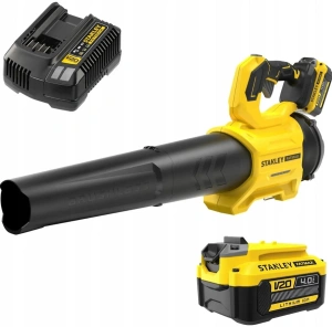 Аккумуляторная воздуходувка Stanley FATMAX V20 SFMCBL730M1 18 В, 1×4,0 А·ч АКБ, ЗУ