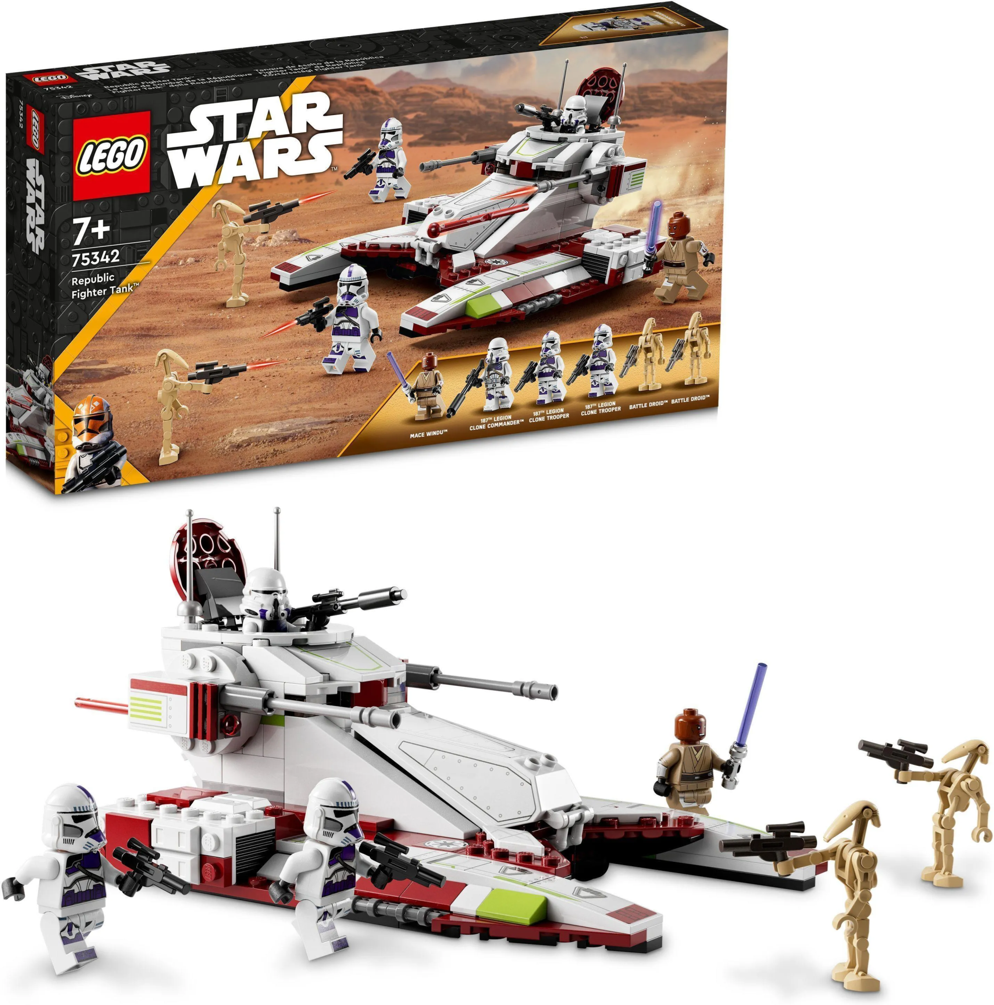 Конструктор LEGO Star Wars 75342 Танк Республики