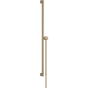 Душевой набор Hansgrohe Unica S Puro 90см с держателем Easy Slide и шлангом Isiflex 160см 24405140, шлифованная бронза