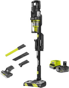 Аккумуляторный вертикальный пылесос RYOBI RASV18BL1X40GL