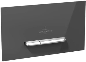 Клавишасмыва Villeroy & Boch ViConnect серое глянцевое стекло 922160RA
